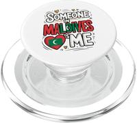 Someone In Maldives Loves Me Heart Romantic Long Distance PopSockets PopGrip for MagSafe