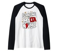 Someone in Malta Loves Me Long Distance Love Raglan Baseball Tee