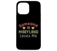 Someone In Maryland Loves Me Retro USA State US Case for iPhone 13 Pro Max