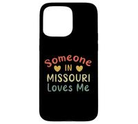 Someone In Missouri Loves Me Retro USA State US Case for iPhone 15 Pro Max