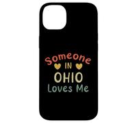 Someone In Ohio Loves Me Retro USA State US Case for iPhone 14 Plus