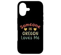 Someone In Oregon Loves Me Retro USA State US Case for iPhone 17