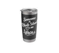 Someone in Rhode Island Loves Me Coastal Town Stainless Steel Insulated Tumbler