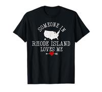 Someone in Rhode Island Loves Me Ocean State T-Shirt