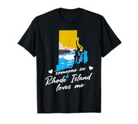Someone in Rhode Island Loves Me Ocean State T-Shirt