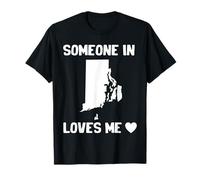 Someone in Rhode Island Loves Me Ocean State T-Shirt