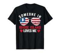 Someone in Rhode Island Loves Me Ocean State T-Shirt