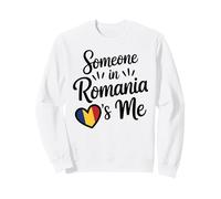 Someone In Romania Loves Me Romanian Flag Heart Sweatshirt