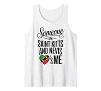 Someone in Saint Kitts and Nevis Loves Me Heart Tank Top