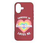 Someone In Santa Clara Loves Me City Heart Case for iPhone 17