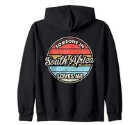 Someone In South Africa Loves Me Proud South African Zip Hoodie