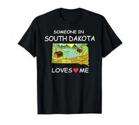 Someone in South Dakota Loves Me Mount Rushmore State T-Shirt