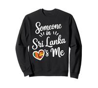 Someone In Sri Lanka Loves Me Heart Flag Sweatshirt
