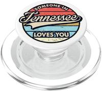 Someone In Tennessee Loves You US State Cool Retro PopSockets PopGrip for MagSafe