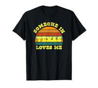 Someone in Texas Loves Me Vintage Sunset Value Graphic T-Shirt