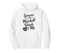 Someone In The Marshall Islands Loves Me Heart Flag Pullover Hoodie