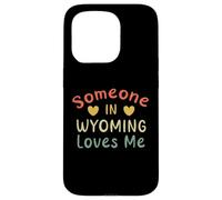 Someone In Wyoming Loves Me Retro USA State US Case for iPhone 15 Pro