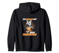 Someone Say Half Marathon Cute Zebra Runner Zip Hoodie