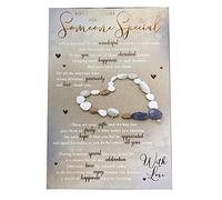 Someone Special Heart Pebbles Design Sentiments Happy Birthday Card Lovely Verse