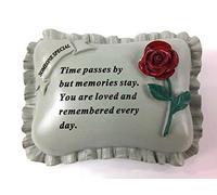 Someone Special Large Red Rose Memorial Pillow Tribute Graveside Ornament Tribute Plaque Crematorium