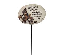 Someone Special Loved and Missed Robin Bird Memorial Tribute Stick Graveside Plaque