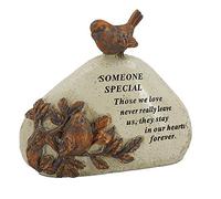 Someone Special Robin Bird Memorial Graveside Stone Plaque Ornament