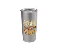 Someone's Therapist Knows All About You Pun Drama |- Stainless Steel Insulated Tumbler
