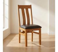 Somer Dining Chair - Set of 2 - Arizona Slatted Back - Oak