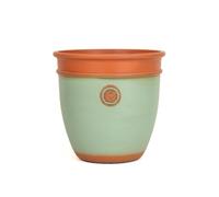 Somerset Classic Planter - Decorative Indoor & Outdoor Plant Pot, Lightweight Recycled Plastic Garden Planter, Frost Proof & UV Resistant Patio Flower Pot for Plants & Herbs (Green, 18 Litre)