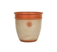 Somerset Classic Planter - Decorative Indoor & Outdoor Plant Pot, Lightweight Recycled Plastic Garden Planter, Frost Proof & UV Resistant Patio Flower Pot for Plants & Herbs (Fawn, 18 Litre)