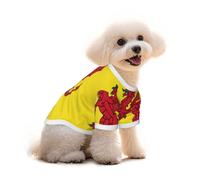 Somerset County Flag Cute Dog Cat T Shirts - Soft Cotton Dog Clothes for Small Dogs, Perfect for Dachshunds, Yorkie & Puppies - Stylish Pet Outfits