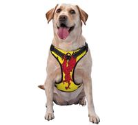Somerset County Flag Dog Harness For Small, Medium, And Large Dogs – Reflective Straps, Adjustable Fit With Quick-Release Buckles