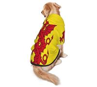 Somerset County Flag Dog Hoodie – Soft & Breathable Polyester Pet Clothes for Medium, and Large Dogs