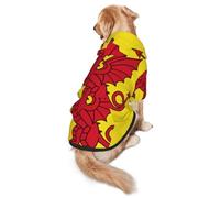 Somerset County Flag Dog Hoodie for Medium and Large Dogs â€“ Soft Polyester Pet Clothes, Suitable for All Seasons