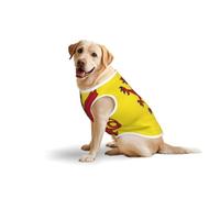 Somerset County Flag Dog Pure Cotton Tshirts for Medium & Large Dogs,Breathable Stretchy Tank Top Sleeveless Vest Tee Shirt