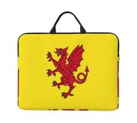 Somerset County Flag Laptop Case - 14 Inch Laptop Cover, Suitable for Daily Office Computer Protective Case, Black