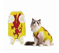 Somerset County Flag Recovery Suit for Dogs Cats After Surgery, Soft Cotton Post-Surgery Suit for Male and Female Pet