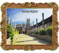 Somerset England UK Tourist Souvenir Fridge Magnet Fridge Decoration Magnet