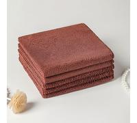 Somerway Microfibre Cleaning Cloth Wipes Multipurpose Reusable Dish Cloths Super Soft Quick Dry Cleaning Towels Rags for Housekeeping Kitchen Car Motorbike Windows (Coffee, 30x30cm)