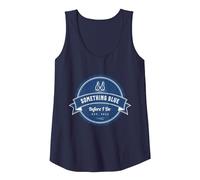 Something Blue Before I do Bridal Shower Bachelorette 2024 Tank Top, Women, Navy Blue, XX-Large