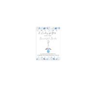 Something Blue Gift for Bride Bridal Shower Gifts for Bride to be White Blue Keychain for Wife with Meaningful Card Wedding Accessories Jewelry, A3:something Blue, One Size