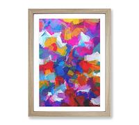 Something Desired Abstract Framed Print | A2 Oak Framed Wall Art | Ready to Hang | Abstract Fantasy Picture | Living Room Bedroom Lounge Office