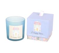 Something Different A Happy Home Linen Fresh Candle in Blue Something Different Blue