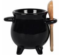 Egg Cup/Egg Holder - Witches/Witchcraft Cauldron - Broom Spoon