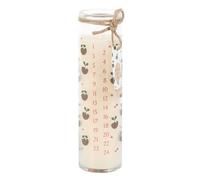 Something Different Advent Christmas Pudding Tube Candle in Clear Something Different Clear