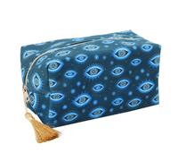 Something Different All Seeing Eye Toiletry Bag in Blue Something Different Blue