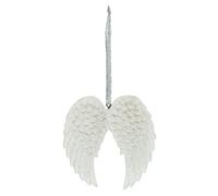 Something Different Angel Wings Hanging Ornament White/silver (One Size)