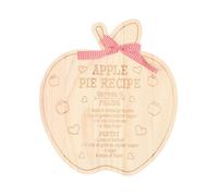 Something Different Apple Pie Recipe Serving BoardOne Size Light Wood/Tan SD988
