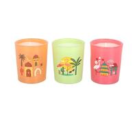 Something Different Around The World Scented Candle (Pack of 3) Something Different Multicolor