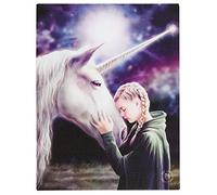 Something Different AS_16130 Canvas Plaque | The Wish by Anne Stokes | H19 W25cm x D1.4cm | Pack of 1, multicolor